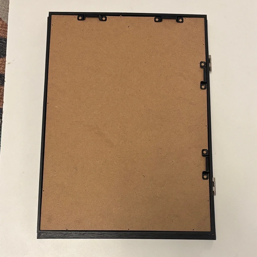 Elegant Black and White Picture Frame Set